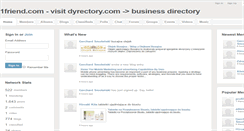 Desktop Screenshot of 1friend.com